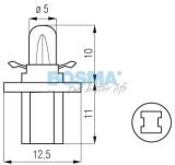 ŻARÓWKA 24V 1,2W B8,5D BOSMA 0973