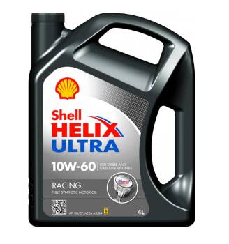 SHELL HELIX ULTRA RACING 10W60 4L